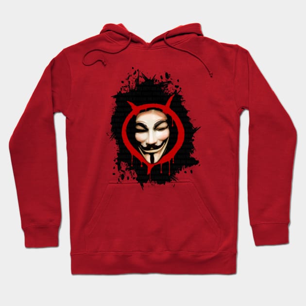 Guy Fawkes Hoodie by GraphikTeez